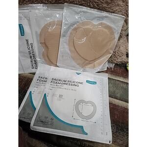 Sacrum Silicone Foam Dressing with Border Adhesive Dimora Waterproof 6 Pack